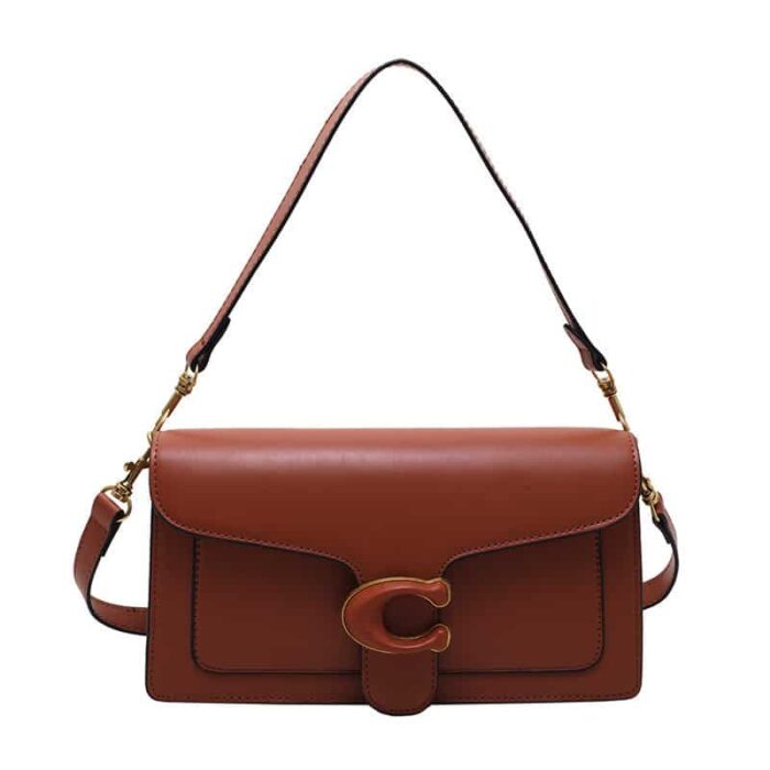Classic solid colour crossbody bag - Image 2