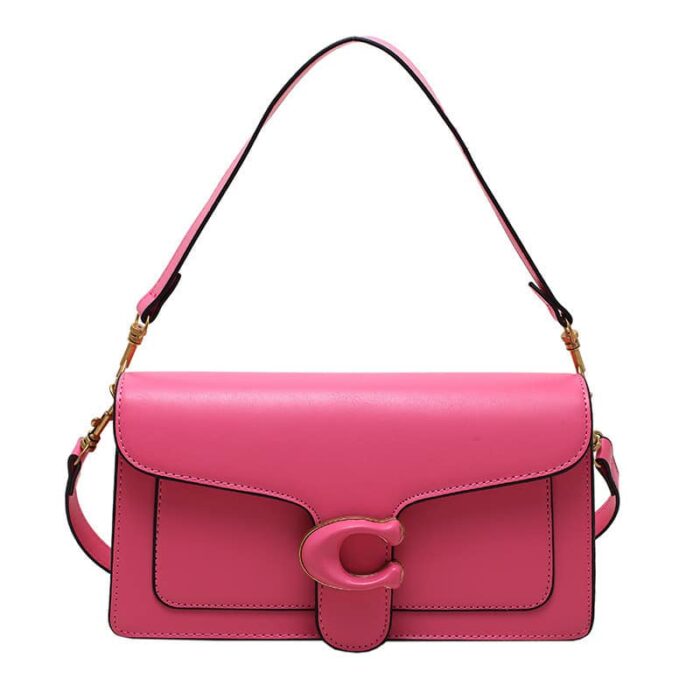 Classic solid colour crossbody bag - Image 5