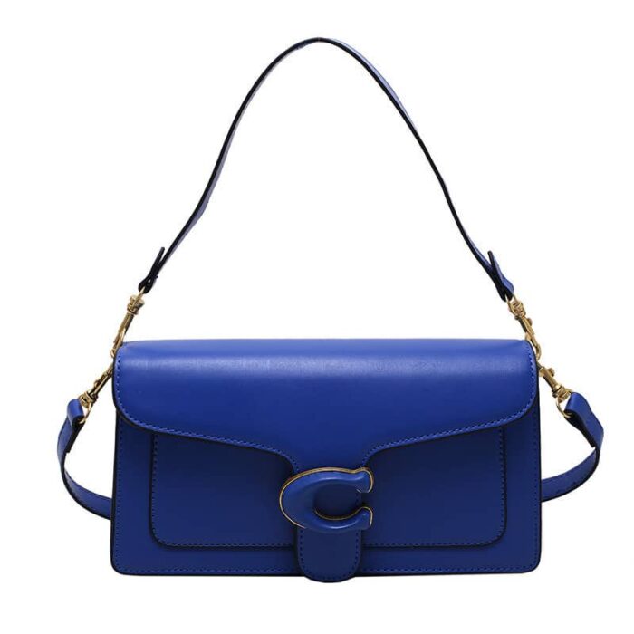 Classic solid colour crossbody bag - Image 4