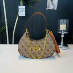 Elegant Gold Chain Multicolour Handbag - Image 2