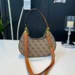 Elegant Gold Chain Multicolour Handbag - Image 3