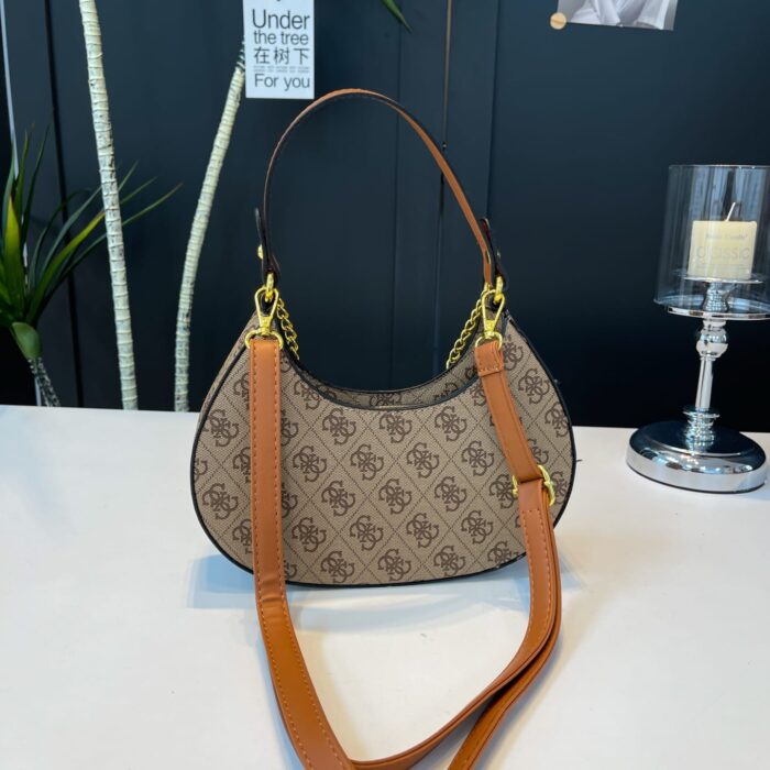 Elegant Gold Chain Multicolour Handbag - Image 3