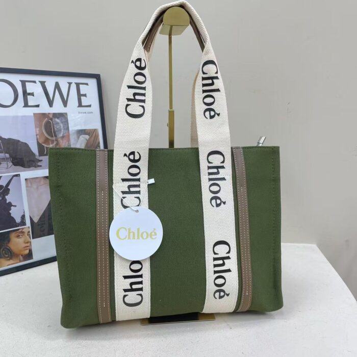 Multifunctional Multicolour Canvas Shopping Bag Shoulder Bag ---- Large - Image 1