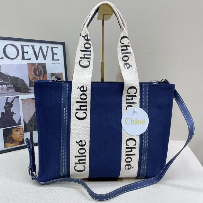 Multifunctional Multicolour Canvas Shopping Bag Shoulder Bag ---- Large - Image 2
