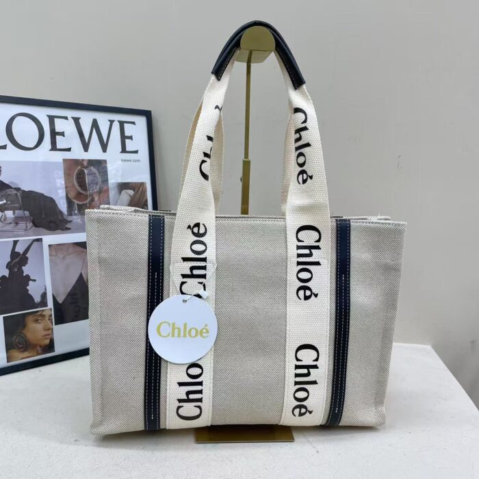 Multifunctional Multicolour Canvas Shopping Bag Shoulder Bag ---- Large - Image 3