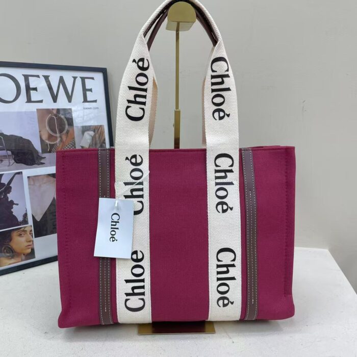 Multifunctional Multicolour Canvas Shopping Bag Shoulder Bag ---- Large - Image 4