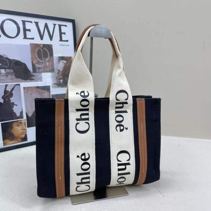 Multifunctional Multicolour Canvas Shopping Bag Shoulder Bag ---- Small - Image 3