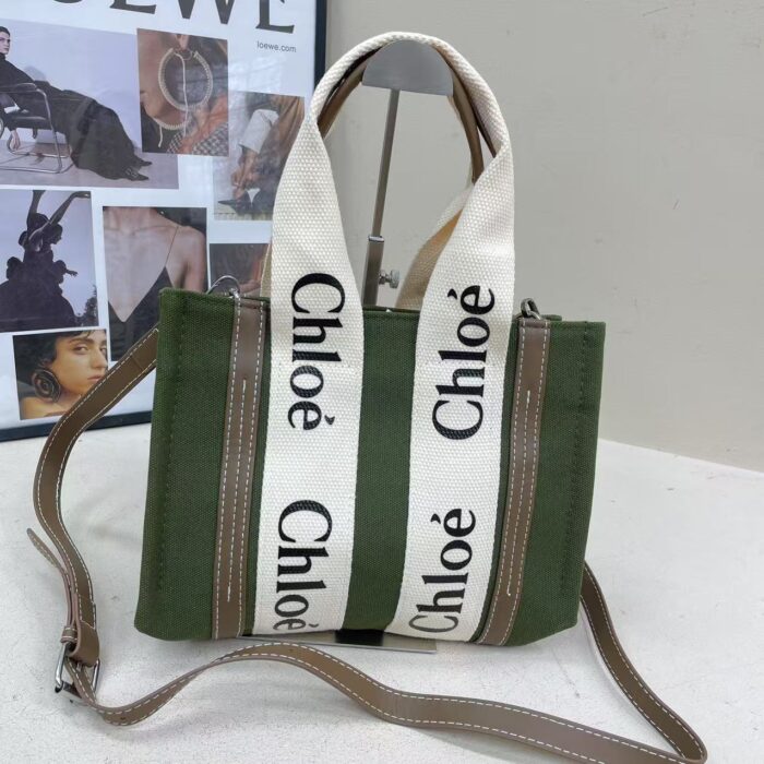 Multifunctional Multicolour Canvas Shopping Bag Shoulder Bag ---- Small - Image 1