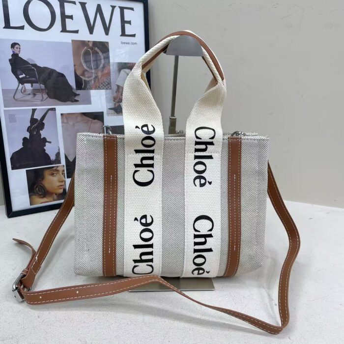Multifunctional Multicolour Canvas Shopping Bag Shoulder Bag ---- Small - Image 4