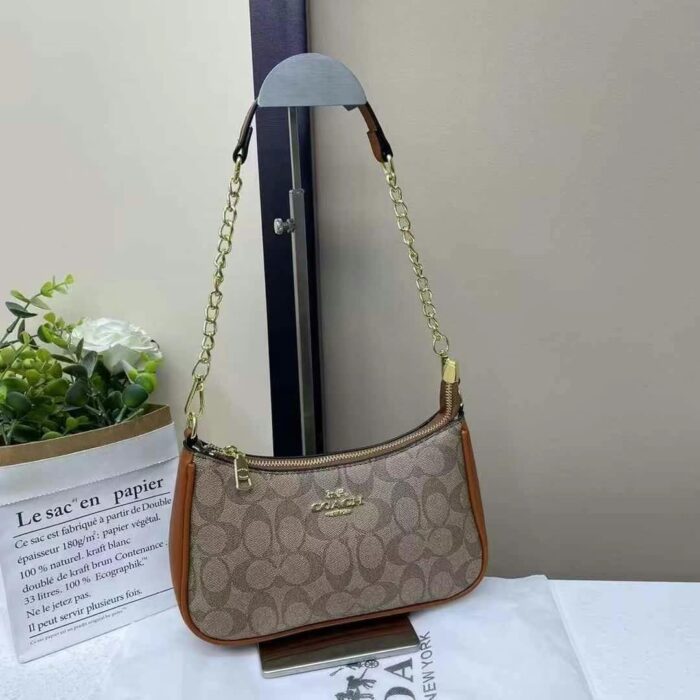 Vintage Jacquard Crossbody Bag - Image 2