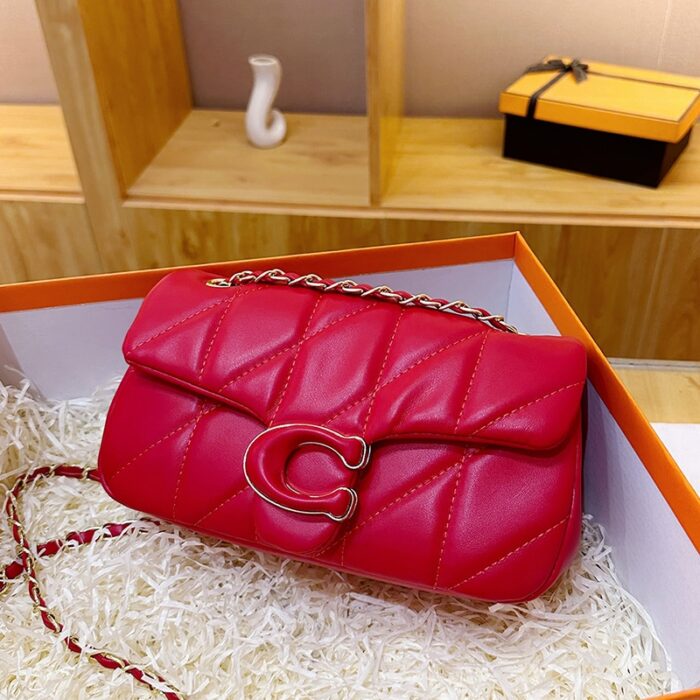 Light Luxury Lattice Chain Crossbody Bag - Image 7