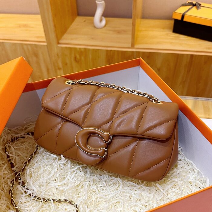 Light Luxury Lattice Chain Crossbody Bag - Image 1