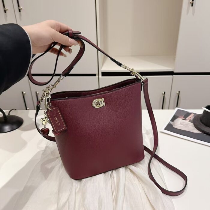 High Fashion Crossbody Tote Bucket Bag - Image 7