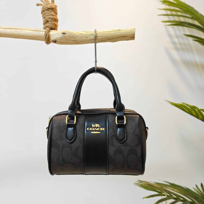 Premium Crossbody Peplum Bucket Bag - Image 9