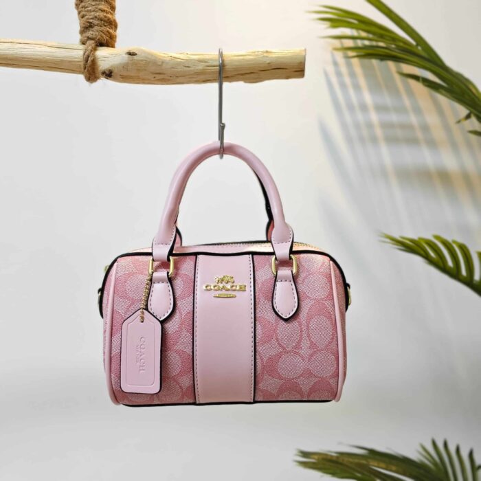 Premium Crossbody Peplum Bucket Bag - Image 1