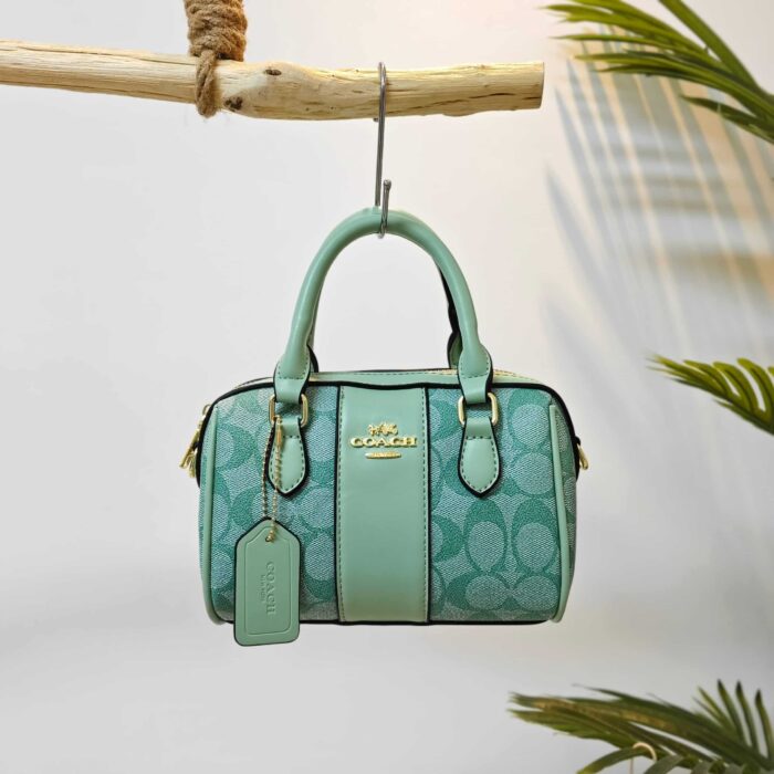 Premium Crossbody Peplum Bucket Bag - Image 2