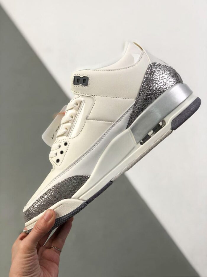 Nike Air Jordan 3 Retro "Hide and Sneak" Lychee Print Basketball Shoes - Image 2