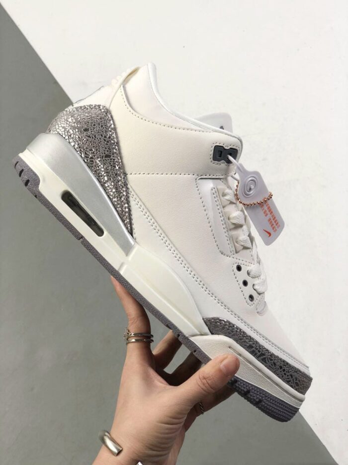 Nike Air Jordan 3 Retro "Hide and Sneak" Lychee Print Basketball Shoes - Image 3