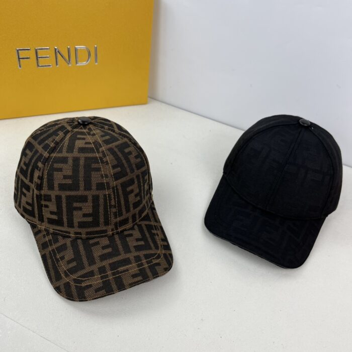 FENDI Classic Old Flower Baseball Cap - Image 1