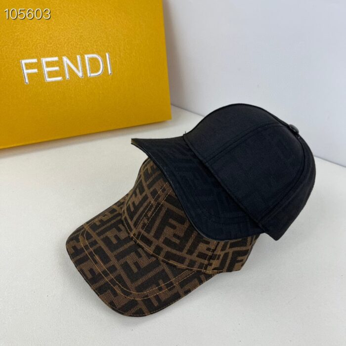 FENDI Classic Old Flower Baseball Cap - Image 4