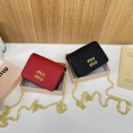 Miu Miu Multi Colour Fashion Chain Portable Coin Purse - Image 2