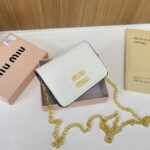 Miu Miu Multi Colour Fashion Chain Portable Coin Purse - Image 3