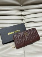 Miu Miu Classic Quilted Leather Coin Purse - Image 4