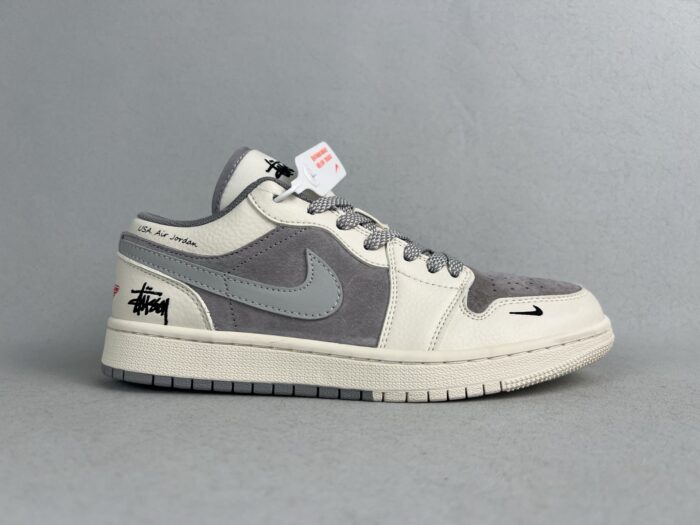 Nike Jordan Air Jordan 1 Stussy Co-Branded Trainer - Image 3