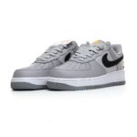 Nike Air Force 1 '07 Low ‘White Grey Black Hook’ Low Top Casual Board Shoes