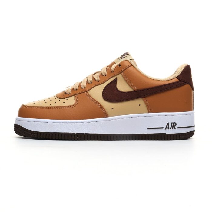Nike Air Force 1'07 Low Brown Low Top Casual Board Shoes - Image 2