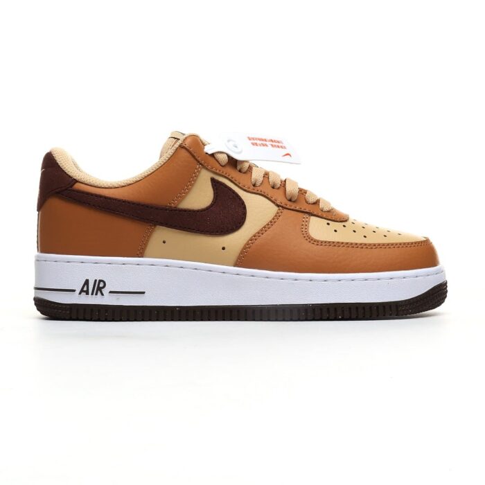 Nike Air Force 1'07 Low Brown Low Top Casual Board Shoes - Image 3