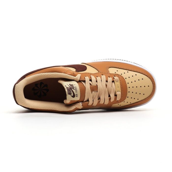 Nike Air Force 1'07 Low Brown Low Top Casual Board Shoes - Image 4