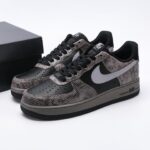 Nike Air Force 1 '07 Black Grey Low Top Sneakers
