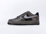 Nike Air Force 1 '07 Black Grey Low Top Sneakers - Image 2