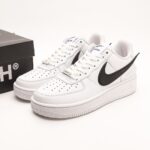 AMBUSH x  Air Force 1 Low Black and White Casual Sports Sneakers