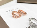 Bulgari New Full Diamond Snake Earrings - Image 3