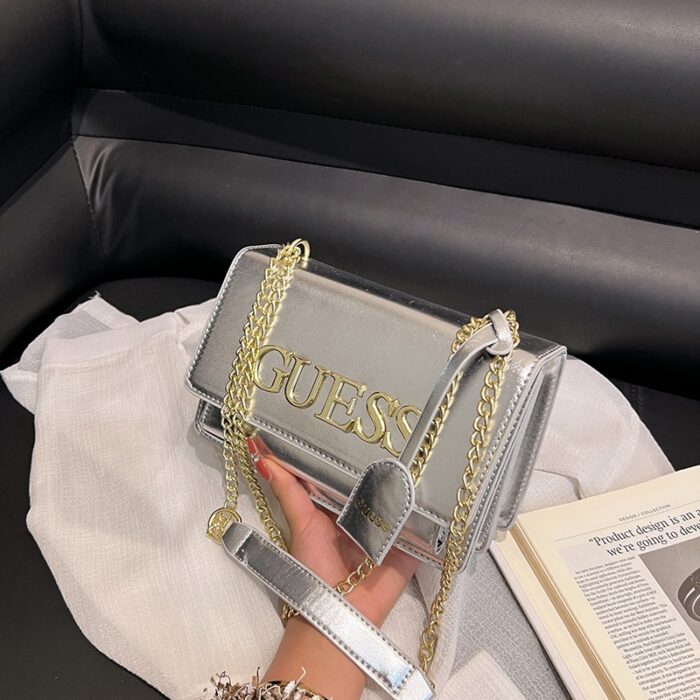 GUESS Fashion Metal Chain Crossbody Bag - Image 3