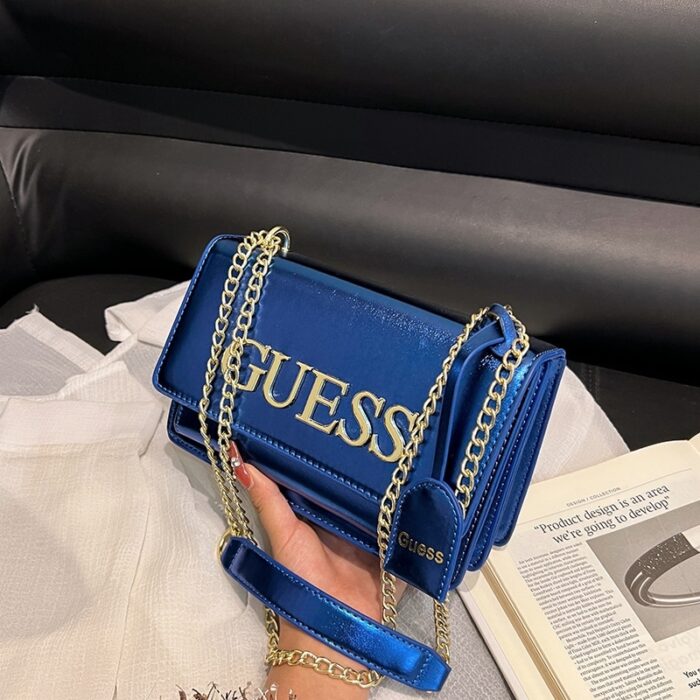 GUESS Fashion Metal Chain Crossbody Bag - Image 5
