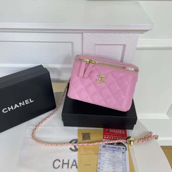 CHANEL Multicolour Lattice Classic Chain Bag - Image 8