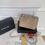 CHANEL Multicolour Lattice Classic Chain Bag - Image 5