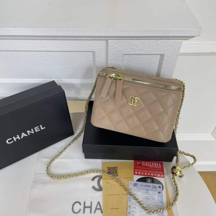 CHANEL Multicolour Lattice Classic Chain Bag - Image 5