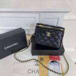 CHANEL Multicolour Lattice Classic Chain Bag - Image 4