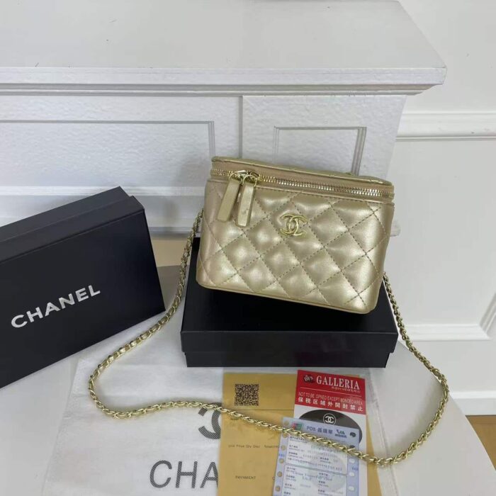 CHANEL Multicolour Lattice Classic Chain Bag - Image 2