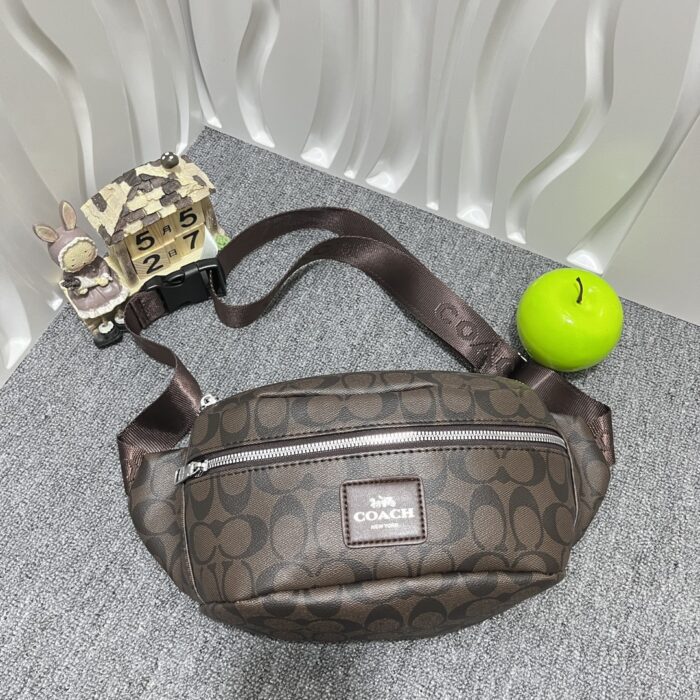 Coach Classic Khaki Adjustable Shoulder Strap Waist Bag - Image 2