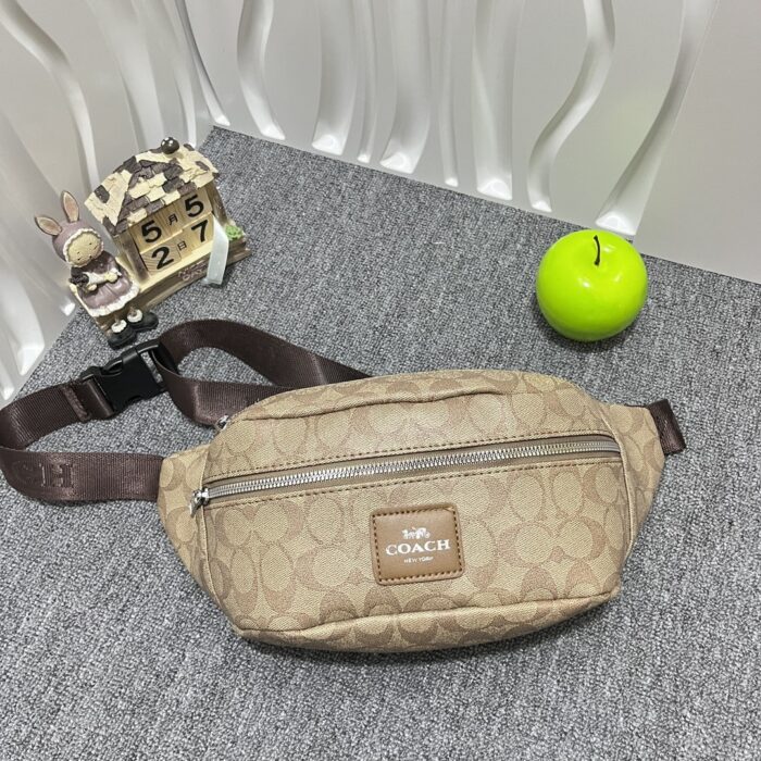 Coach Classic Khaki Adjustable Shoulder Strap Waist Bag - Image 1