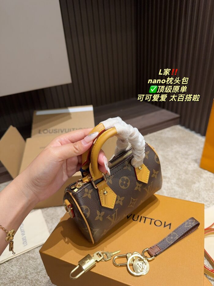Louis Vuitton Nano Pillow Bag Classic Mini Series Cute And Compact Design - Image 2