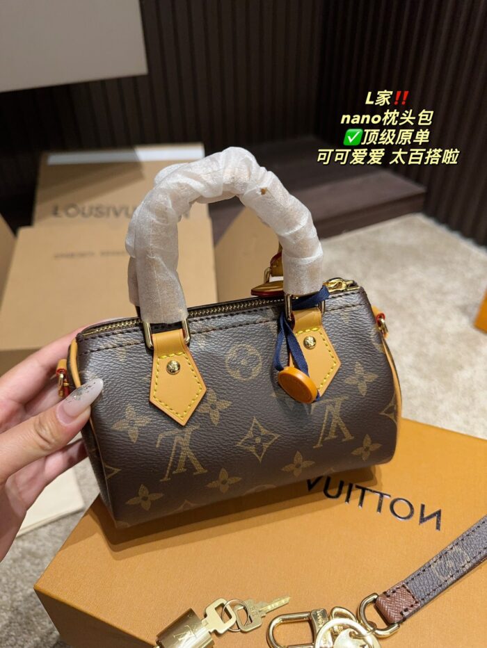 Louis Vuitton Nano Pillow Bag Classic Mini Series Cute And Compact Design - Image 3