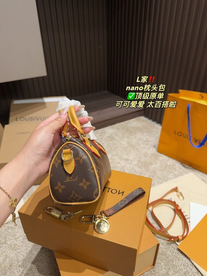 Louis Vuitton Nano Pillow Bag Classic Mini Series Cute And Compact Design - Image 4
