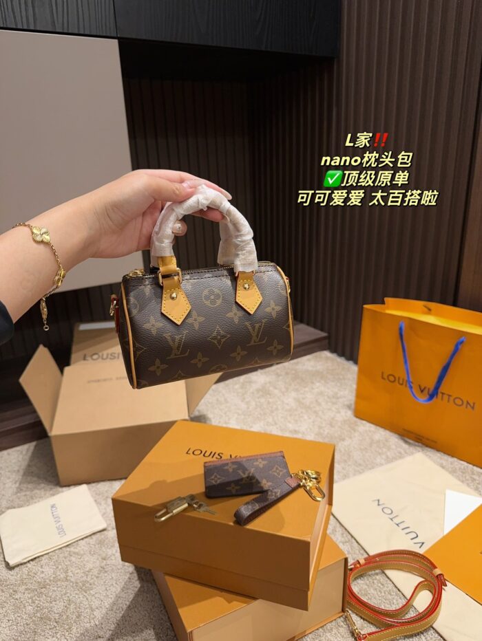Louis Vuitton Nano Pillow Bag Classic Mini Series Cute And Compact Design - Image 7