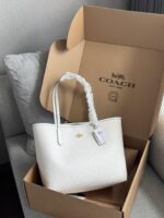 Coach New Snap-Closure Single-Sided Classic Logo City Tote Bag - Image 8